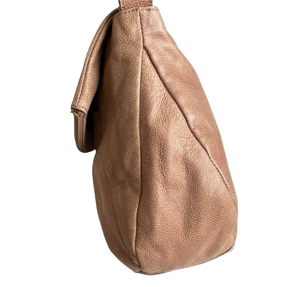 Elliott Lucca Soft Grain Leather Crossbody Large Bag Snap Closure Boho Chic - Picture 7 of 12